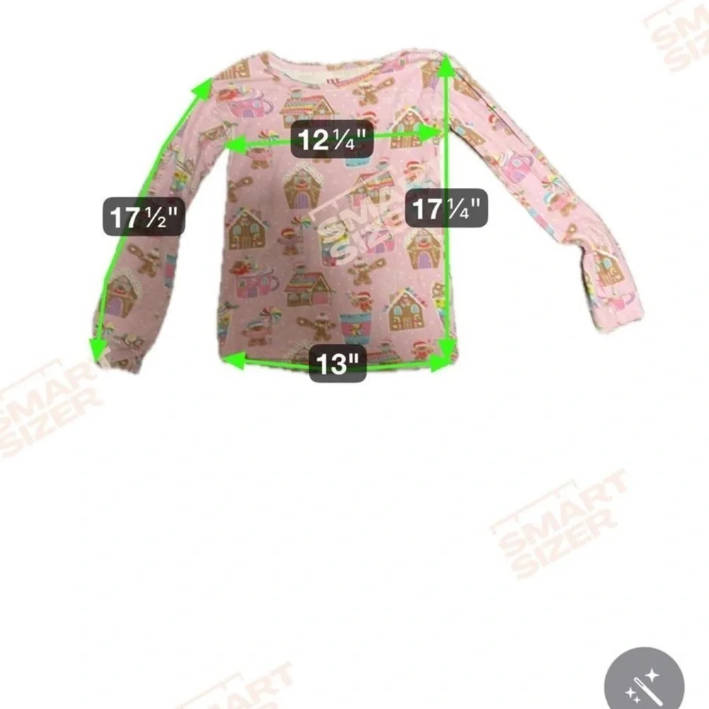 Place Pink Gingerbread House Long Sleeve Tee